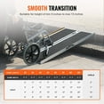 thumbnail image 5 of Portable Wheelchair Ramp, 5 ft 800 lbs Capacity, Lightweight Aluminum Folding Threshold Ramp – Non-Slip Portable Ramp for Wheelchairs, Scooters & Mobility Aids – Easy Setup for Steps, Stairs,, 5 of 11