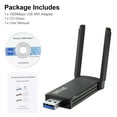 thumbnail image 2 of EASTIN USB-WiFi-Adapter-1300Mbps--3-0-Wireless-Network-Dongle-High-Gain-Dual-Band-2dBi-Antenna-PC-Desktop-Laptop-2-4GHz-5GHz-Support-Windows-Mac-Andro, 2 of 9