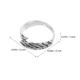 thumbnail image 2 of OUNONA 2Pcs Wings Statement Rings in for Couple Everyday Use, 2 of 8
