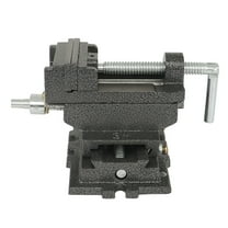 munirater 3" Cross Drill Press Vise 2 Way X-Y Clamp Heavy Duty Machine Slide Metal Milling