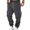 50#Dark Gray, variant on Cargo Pants for Men Elastic Waist Drawstring Baggy Pants with Pockets Sport Athletic Gym Workout Jogging Sweat Pants Royal Blue 3XL