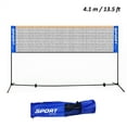 thumbnail image 1 of Graflsoa Lightweight Foldable Adjustable Badminton Net with Steel Frame, Random Color, 4.1m Length, Ideal for Outdoor Sports and Family Gatherings, 1 of 6