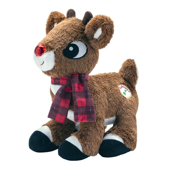 Rudolph the Red-Nosed Reindeer 10 inch Light Up Musical Plush Toy, Rudolph