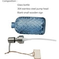 thumbnail image 2 of Sherry Glass Soap Dispenser with Pump - 16oz Kitchen Sink & Bathroom Hand Soap Dispenser, 304 Stainless Steel, 2 of 6