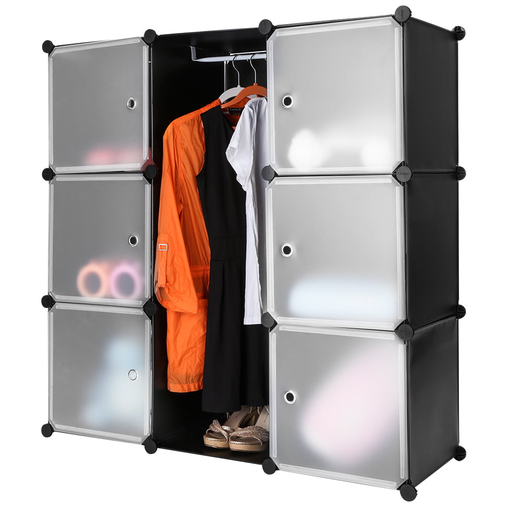 LANGRIA 9 Storage Cube Organizer Wardrobe Modular Closet ...