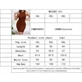 thumbnail image 6 of AURA Womens Plus Size Summer Bodycon Dress Sleeveless Ribbed Knit High Waist Solid Color Short Dress, 6 of 6