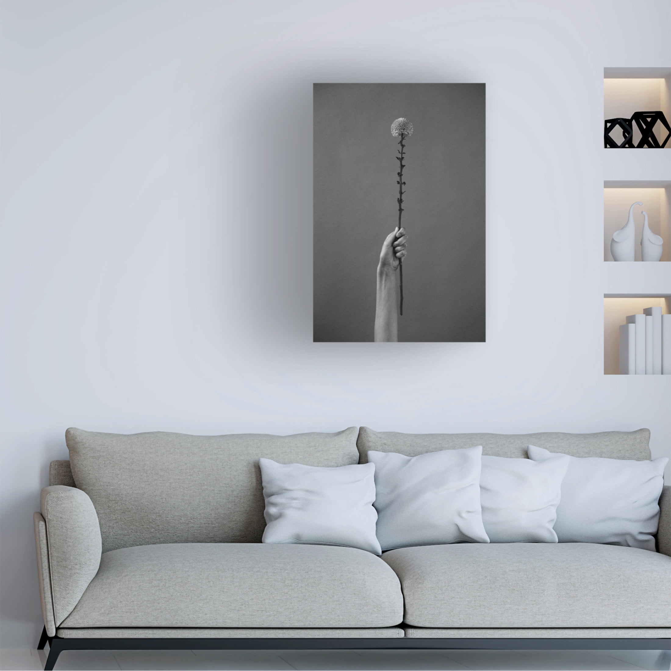 Trademark Fine Art Antonida Frolova Golden Daisy Canvas Wall Art