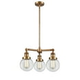 thumbnail image 6 of Innovations Lighting 207-6 Beacon Beacon 3 Light 19" Wide Chandelier - Black / Antique, 6 of 7