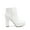 WHITE/PU, variant on Dream Pairs Stomp Women's High Heel Ankle Boots
