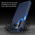 thumbnail image 4 of Petocase Compatible with Galaxy A17/Galaxy A26 Phone Case Shockproof Dust/Drop Proof 3-Layer Protective Heavy Duty Durable Rugged Hybrid Hard Case for Samsung Galaxy A175G/A26 5G,Navy Blue, 4 of 7