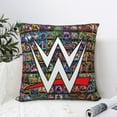 thumbnail image 4 of WWE Throw Pillow Cover Decoration Pillow Case Cushion for Home Sofa Couch 16"x16", 4 of 7