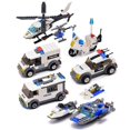 thumbnail image 3 of Ciudad policía patrulla coche muñeca bloques de construcción educativos bloques de construcción juguetes para niños regalo de Navidad kaili Sencillez, 3 of 5