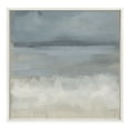 thumbnail image 5 of Kate and Laurel Sylvie The Blues Framed Canvas Wall Art by Mary Sparrow, 22x22 White, Modern Abstract Landscape Art for Wall, 5 of 7
