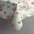 thumbnail image 5 of Pioneer Flower Floral Print Pattern Square Tablecloth, Waterproof Wipeable Spillproof Washable Table Cover for Home Kitchen Party Decor, 52"x52", 5 of 6