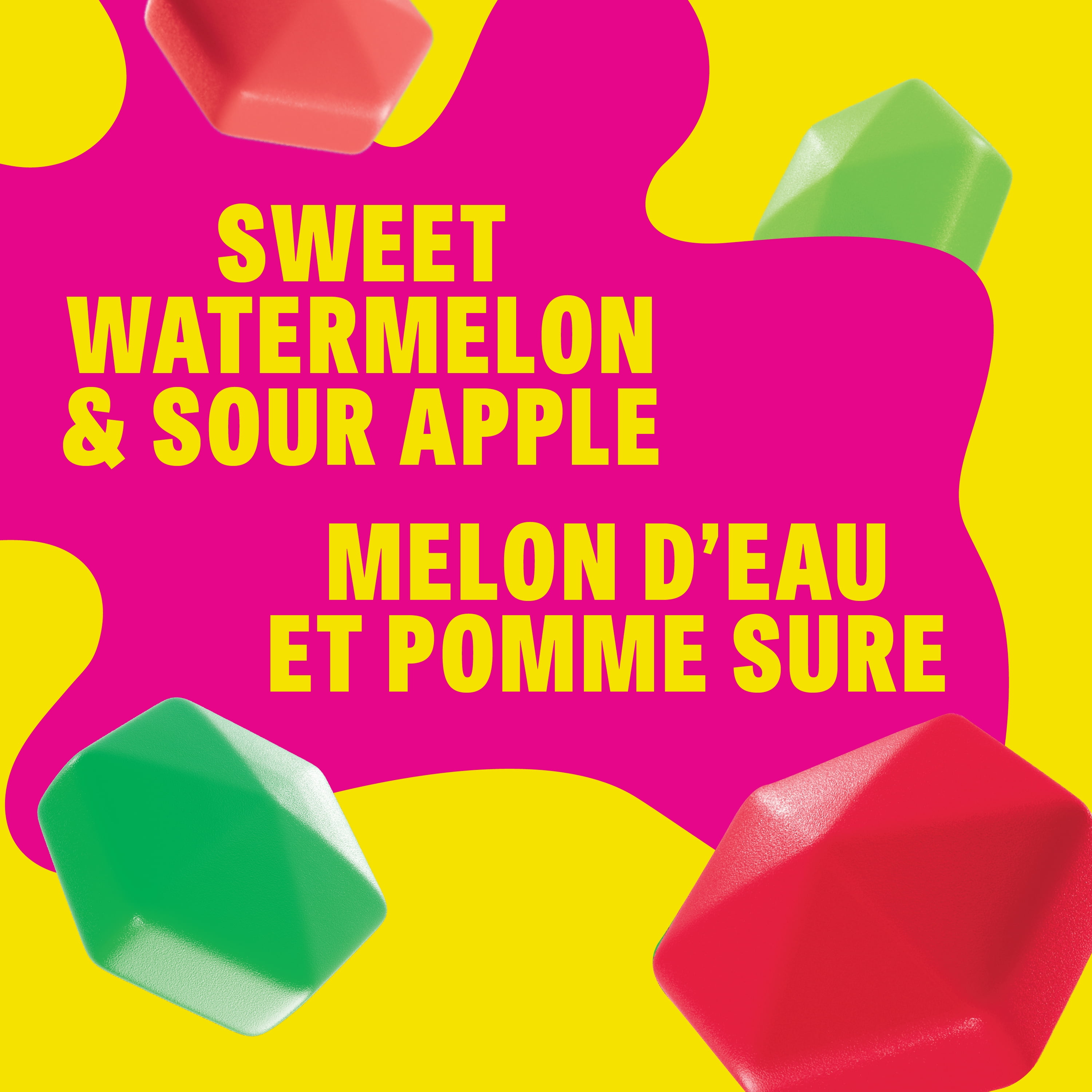 Gushers Sweet Watermelon & Sour Apple, 6 CT