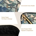 thumbnail image 5 of FORMRS Makeup Bag Travel Cosmetic Organizer for Women Fold Flat Zipper Pouch with Handle, Tree in The Mountains, 5 of 8