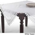 thumbnail image 2 of Saro Lifestyle Lace Trimmed Table Linens, 2 of 3