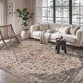 thumbnail image 4 of VUNATE 6'x9' Area Rugs for Living Room Washable Rugs Floral Vintage Area Rug Botanical Indoor Carpet Soft Rugs for Bedroom Office Dining Room Kitchen Accent Rug Contemporary Home Decor, 4 of 10