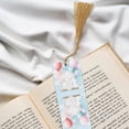 thumbnail image 6 of Kdxio Cute Elephant Print Metal Tassel Bookmarks,Perfect Gift for Art Lovers and Bookworms Metal Bookmarks for Women, 6 of 8