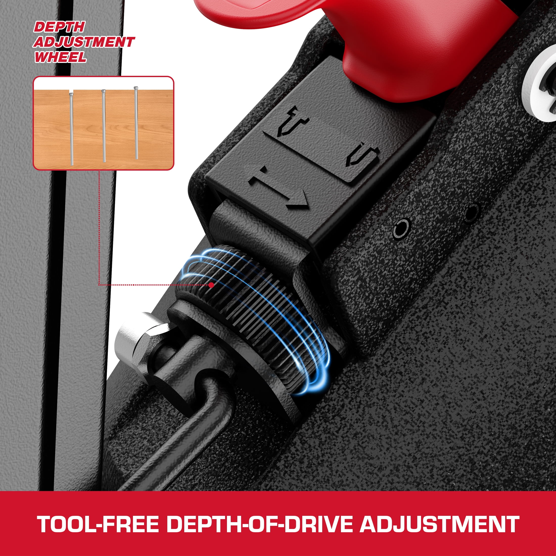 Hyper Tough 15 Gauge Pneumatic Angle Finish Nailer, Angled Finish Nail Gun