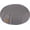 Grey, variant on Round Zafu Meditation Cushion, D=15" H=5.5" Zabuton Meditation Pillow, Yoga Bolster/Pillow, Floor seat, Zippered Organic Cotton Cover, Natural Buckwheat, Kneeling Pillow