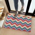 thumbnail image 2 of Colorful Geometric Chevron Pattern Door Rugs,Washable Non Slip Door Mats Indoor,Decorative Door Mats,Entry Mat Indoor for Entrance,Bedroom,Kitchen,Bathroom,16"x24", 2 of 6