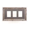 BarnwoodUSA Rustic Canvas Frame – Natural Weathered Gray, For 12x16 Oil Paintings & Wall Art – Reclaimed Wood