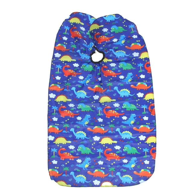 Capa de corte de pelo para niños, delantal de peluquería impermeable con bonito patrón de dibujos animados