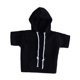 thumbnail image 2 of Sudadera con capucha para hombre a escala 1/12, ropa resistente, juguete decorativo para muñeca de 6 pulgadas, ropa de moda. Negro, 2 of 9