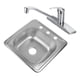 thumbnail image 1 of Tarja con Mezcladora Monomando de Acero Inoxidable MEER Faucets by CNX  TS4848+MZF815, 1 of 10