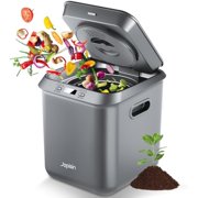 Electric Kitchen Composter for Indoor: Large Capacity Odorless Smart Compost Bin with Detachable Carbon Filter, Updated Grinding Blade Turn Waste into Pre-Compost for Plants More Effectively