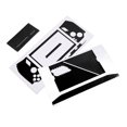 thumbnail image 2 of Pegatina de piel para consola de juegos portátil, juego completo de pegatinas protectoras suaves, accesorios protectores para juegos para ASUS ROG ALLY Carbon Black, 2 of 10