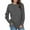Dark Gray, variant on Xunlbb Tops for Women Trendy Womens Sweatshirts Hoodies Fleece Long Sleeve Crewneck Oversized Pullover Sweaters Casual Crew Neck Fall Clothes S-2XL Great Gifts for Less