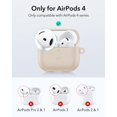 thumbnail image 2 of Funda para AirPods 4 ESR Full Drop Protection Desert Titanium, 2 of 8