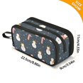 thumbnail image 4 of FORMRS Pencil Case with 3 Compartments Zipper Pouch, Elementary School Level and up, Playful Winter, 4 of 8