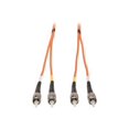 thumbnail image 3 of Eaton Tripp Lite Series Duplex Multimode 62.5/125 Fiber Patch Cable (ST/ST), 8M (26 ft.) - Patch cable - ST multi-mode (M) to ST multi-mode (M) - 8 m - fiber optic - duplex - 62.5 / 125 micron - orange, 3 of 4