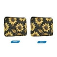 thumbnail image 7 of FORMRS 15-15.6 inch Laptop Sleeve Case Soft Carrying Quilted Computer Bag Cover, Black Sunflower Pattern, 7 of 7