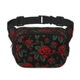thumbnail image 1 of Disketp Roses Riñonera de Doble Capa, Bolsa de Cintura Ajustable para Viajes, Correr y Senderismo, Riñonera Ligera para Hombre y Mujer, 1 of 9