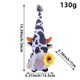 thumbnail image 2 of Adorno de muñeca de vaca | Decoración de ventanas de gnomo de girasol | Peluche de decoración de festivales | Adorno de escritorio caprichoso | Regalos navideños para la decoración del hogar o la, 2 of 2