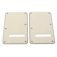 thumbnail image 3 of Electric Guitar Backplate, Safe Guitar Pickguard PVC 2Pcs  For Music Instrument White,Beige,Black, 3 of 8