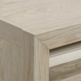 thumbnail image 2 of Sauder Pacific View Engineered Wood L-Shaped Desk in Chalked Chestnut, 2 of 23