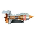 thumbnail image 4 of Trent 900 Turbofan Engine Model Kit, Aircraft Engine Model with Red LED Light, Science Education Theme Desk Exhibition for Teens, Gift for Aviation Enthusiasts & Adult (50+PCS), 4 of 7