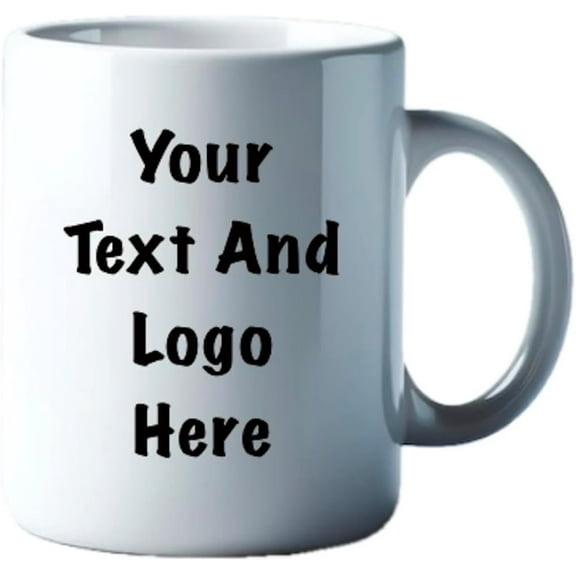 Generic Personalized Custom Photo, Text, Logo | Ceramic 11oz Coffee Mug | Gift for Mom, Dad, Boyfriend, Girlfriend, Best Friend, Christmas Gifts, Halloween | White, GTS001