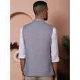 thumbnail image 3 of Maple Clothing Men's Indian Outerwear Vest Nehru Jacket Waistcoat Guest Outfit Festival (Grey, XL), 3 of 7