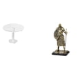 thumbnail image 1 of Escritorio redondo de casa de muñecas,Muebles de mesa redonda en miniatura para casa de muñecas,1 12,Figura de escritorio,Estatua de, 1 of 7