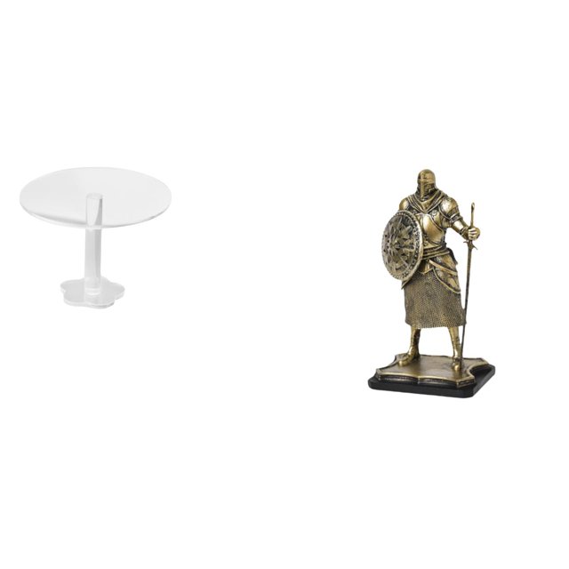 Escritorio redondo de casa de muñecas,Muebles de mesa redonda en miniatura para casa de muñecas,1 12,Figura de escritorio,Estatua de