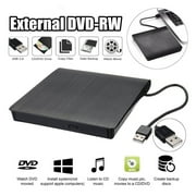 USB 3.0 Slim External DVD RW CD Writer Drive Burner Reader Player Optical Drives For Laptop PC Business Office ,Multi-Transmission