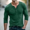 thumbnail image 4 of VEKDONE Mens Henley Shirts Lightweight Long Sleeve Pullover Slim Fit Athletic Casual Sweatshirts Comfortable Tops for Outdoor Activities, 4 of 6