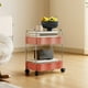 thumbnail image 4 of Carrito De Cocina De Dos Niveles Con Reposabrazos, Organizador Versátil Con Ruedas Para Artículos De Baño, Sala De Estar O Como Soporte Para Aperitivos., 4 of 7