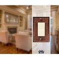 thumbnail image 4 of Monarch Pure Copper Hammered Single Rocker Wall Plate / Switch Plate, 4 of 5